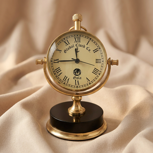 Reloj de Escritorio Moderno de Latón, Silencioso, con Proyección, Mecánico, Analógico, para Decoración de Hogar, Oficina o Estudio - Product Image 6