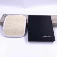 Éponge de luffa de bain naturelle de forme ovale