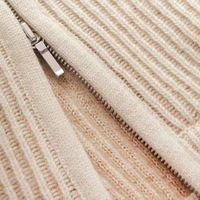 Veste zippée d'hiver pour homme, décontractée, professionnelle, chaude, avec logo personnalisé, vêtements en coton mélangé, tricot, col montant, cardigan
