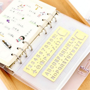 Diseño personalizado <span class=keywords><strong>corte</strong></span> por láser grabado metal plantilla latón marcapáginas <span class=keywords><strong>regla</strong></span> - Product Image 4