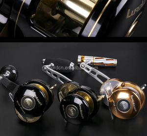 FJORD 10 + 2BB carrete de pesca de tambor de curricán de Metal completo japonés Material de carbono para mar, río, lago, corriente, tipo de rueda de mano de pesca - Product Image 5