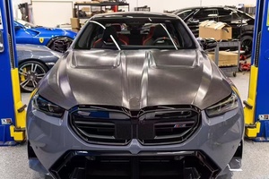 FOR for BMW M5 New Carbon Fiber <b>Engine</b> <b>Hood</b> Body Kit Upgrade to Stylish Carbon Fiber Style <b>Hood</b> - Product Image 5