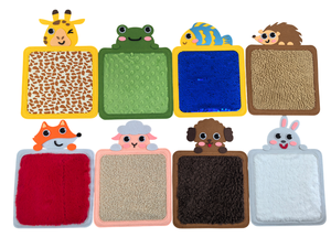 Livre sensoriel en tissu 3D pour enfants autistes, impression personnalisée d'animaux, tissu doux froissé, toucher sensoriel, <span class=keywords><strong>ferme</strong></span> pour bébés, éducatif 3+ - Product Image 3