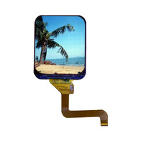 Modul Layar LCD TFT IPS Bulat 1,69 Inci 240*280 Piksel RGB Antarmuka SPI