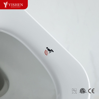 Vente chaude Smart One Piece Automatique Cuvette De Toilette Capteur Automatique Rincer Bidet Électrique Télécommande Allongée Wc Commode