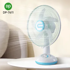 DP Multifunction 14 Inch Electric Charging Portable AC DC Desk Fan Rechargeable Table Fans