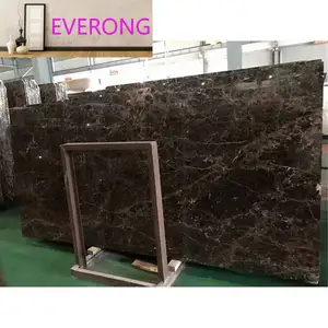 Haute qualité Chine Marron brun foncé Emperador dalle pierres de marbre décoratives escaliers carreaux de sol
