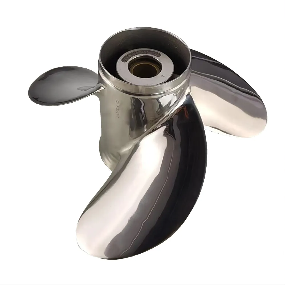 13 3/4*13 D*P 50~130 Horsepower boat outboard stainless steel propeller marine propeller for Yamaha outboard engine