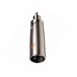 Jinsanhu T111 RCA Male To Xlr Male Audio <b>Adapter</b> Zinc Alloy <b>Plug</b> In Connector - Product Image 3