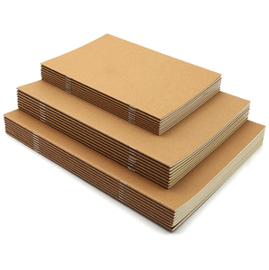Quaderno per esercizi scolastici personalizzato in carta kraft con rilegatura a punto metallico, formato A5, per bambini, stampa di <span class=keywords><strong>libri</strong></span> di <span class=keywords><strong>testo</strong></span> - Product Image 1