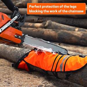 Pantalones de Protección Contra Motosierras Logger, 8 Capas, Certificación UL Clase 1, Delantal Resistente a Cortes, Protector de Piernas para <span class=keywords><strong>Motosierra</strong></span> - Product Image 4