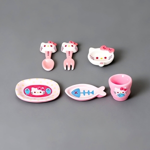 Ensemble d'accessoires de vaisselle miniature en résine <span class=keywords><strong>Katie</strong></span>, nourriture miniature et ornements de jeu, kit de matériel pour artisanat DIY - Product Image 2