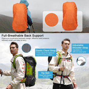 Échantillon gratuit LOGO Sac à dos de randonnée personnalisé Sac à dos en toile multifonctionnel pour hommes pour les voyages prolongés - Product Image 4