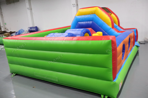 <span class=keywords><strong>Château</strong></span> gonflable de qualité commerciale avec toboggan, parcours d'obstacles extérieur, maison de saut pour enfants - Product Image 5