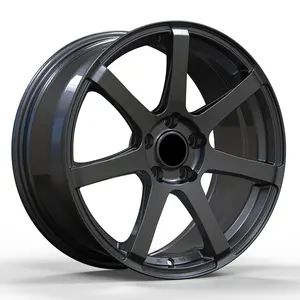 Aluminum Alloy Wheels Aftermarket Forged Car Alloy Wheels 18 Inch 18x8.5 5x114.3 7 Spoke Wheels Rims For Honda Civic
