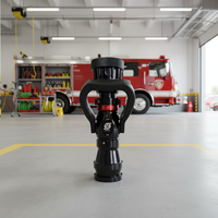 Buse à incendie de qualité supérieure 475 LPM, raccord BS, multifonctionnelle, poignée pistolet réglable, pour lutte contre l'incendie