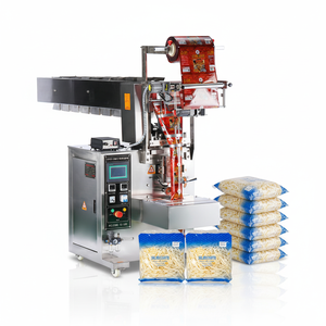 Machine d'emballage automatique pour snacks, pop-corn, chips de pommes de terre, aliments soufflés, pyramides, thé, gelée, autocollants, formage, remplissage, scellement - Product Image 1