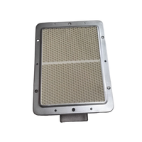 Brûleur infrarouge à rendement stable avec plaque en céramique émaillée antirouille gaz naturel/GPL pour grils Shawarma