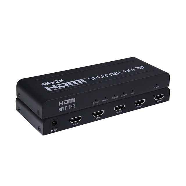 4K 30Hz HDMI Splitter 4 Port Support 3D HDMI Splitter 1x4