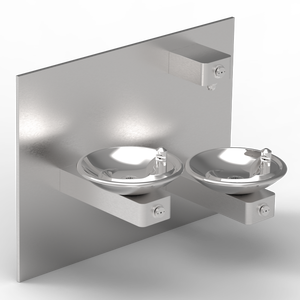 मॉडल TB9-3F एडीए दोहरी दीवार माउंट पीने के फव्वारे और बोतल भराव - Product Image 2