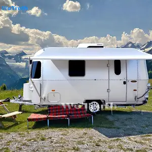 Nuova tendenza 4x4 Best seller popolare nuova versione su misura fornitore Rv rimorchio economico Camper rimorchio chiuso campeggio rimorchio