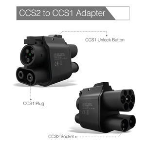 Adaptador <span class=keywords><strong>Goodev</strong></span> Tech 250A Nuevo 200A a 250A CCS2 a CCS1 Combo 2 DC + AC Combinado 250kW Max para aplicaciones de alta potencia - Product Image 3