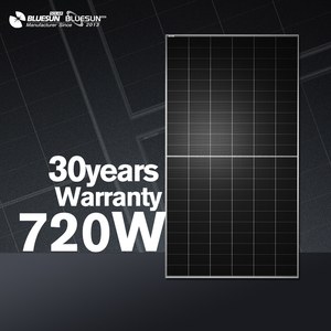Hochwertige bifacial 9bb Solarmodule 720w Halb zellen module <span class=keywords><strong>Solar</strong></span> 700w Mono Solarmodule Energie system für zu Hause
