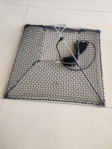 Pot de poisson en maille PE Pot à <span class=keywords><strong>écrevisses</strong></span> Filet de pêche Pièges d'aquaculture en nylon de vente chaude - Product Image 4