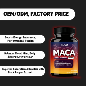 תוספי תזונה למכירה חמה - כמוסות שורש מאקה שחור, תוסף לשיפור ביצועים למבוגרים - Product Image 3