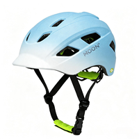 Casque de vélo urbain unisexe léger en PC, monobloc, résistant aux chocs, confortable et sûr pour la conduite quotidienne en ville et le patinage