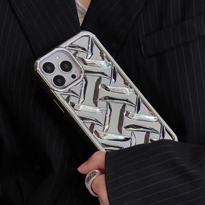 Custodie per telefoni cellulari con Design unico <span class=keywords><strong>oro</strong></span> di lusso alla moda per <span class=keywords><strong>iPhone</strong></span> 15 Pro Max <span class=keywords><strong>11</strong></span> 12 13 14 <span class=keywords><strong>Cover</strong></span> con motivo intrecciato - Product Image 5