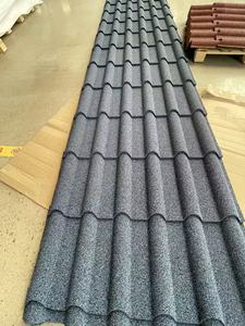 Nouveaux matériaux de feuille de toiture de longue taille Dachziegel Tejas Tuile Toiture tuile métallique enduite de pierre pour l'application d'hôtel - Product Image 3