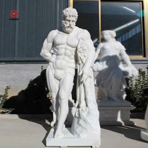 実物大のレスラー ヘラクレス像 ファルネーゼ・ヘラクレス 大理石彫刻 - Product Image 2