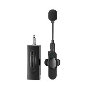 Nuovo Arrivo Microfono Wireless Lavalier Portatile K35D da 3,5mm per Streaming Live, Microfono Esterno per Registrazione - Product Image 2