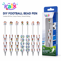 KAIX 2026 Neue Großpackung Fußballstar-Gelstifte 0,5mm Glatter Gel-Tintenstift mit Perlen für Etsy-Shop Schreibwaren