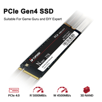 Kustom High Speed 5000 MB/s NVMe SSD M.2 2280 PCIe Gen 4 Internal Solid State Hard Disk 512GB 1TB untuk Laptop Desktop
