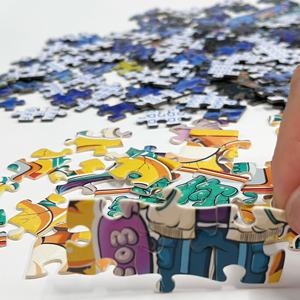 <span class=keywords><strong>Puzzle</strong></span> personalizzabili in stile cartone animato <span class=keywords><strong>500</strong></span> e 1000 pezzo giocattoli di carta miglior regalo per adulti e bambini - Product Image 1