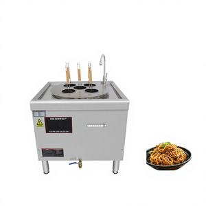 Cuiseur à pâtes électrique automatique multifonctionnel en acier inoxydable à économie d'énergie avec armoire 380V 15kW - Product Image 1