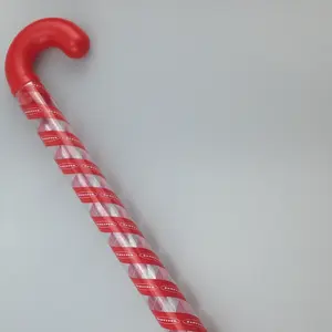 透明糖果手杖塑料管，塑料糖果手杖管