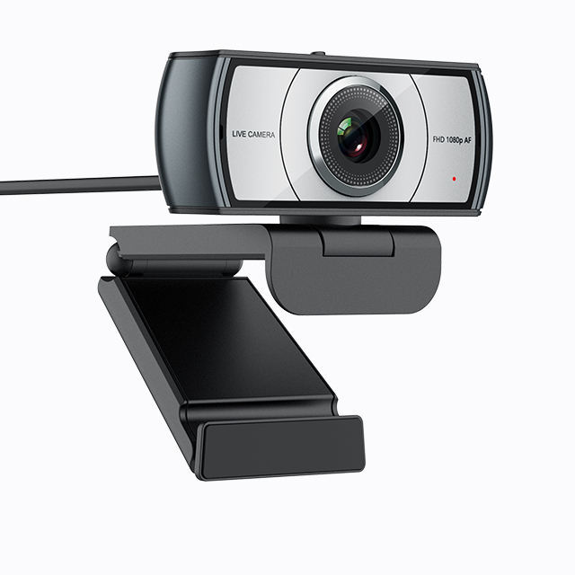 Autofocus 1080P USB Webcam Noise Reduction Omnidirectional Microphone Wide View for Video Calls for PC Laptop Desktop CMOS