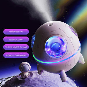 New Astronaut Air Humidifier 220ml Electric Ultrasonic Aroma Essential Oil <b>Diffuser</b> Colorful <b>LED</b> <b>Light</b> USB Mist Sprayer Gifts - Product Image 2
