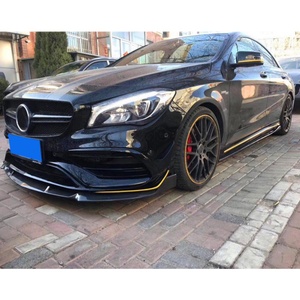 Nuevo Kit de Carrocería de Fibra de Carbono Húmeda para Mercedes-Benz CLA W117 2013-2019, Parachoques Delantero y Trasero, Alerón Trasero - Product Image 3