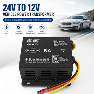 Convertidor de Voltaje CC de 24V a 12V, Convertidor Buck de 5A, 10A, 15A, 20A, 30A para Camiones, Autobuses, <span class=keywords><strong>Audio</strong></span> de Automóviles, LED - Product Image 1