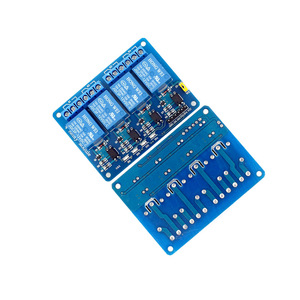 Module de relais micro 4 canaux Hongwei 12V avec optocoupleur et voyants lumineux - Product Image 1
