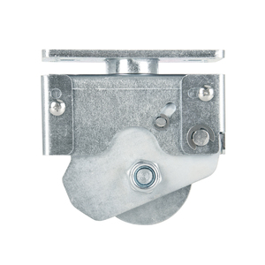 Rueda de puerta corredera, rueda de ranura en V, <span class=keywords><strong>ruedas</strong></span> de acero <span class=keywords><strong>para</strong></span> puertas correderas <span class=keywords><strong>con</strong></span> soporte interior, 1 rodamiento - Product Image 2