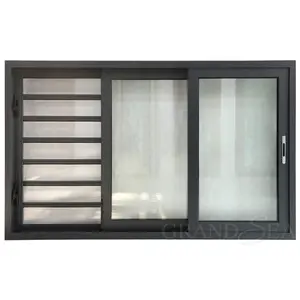 Chinese supplier Factory price 2020 classic design the cheapest price aluminum profile sliding windows for house