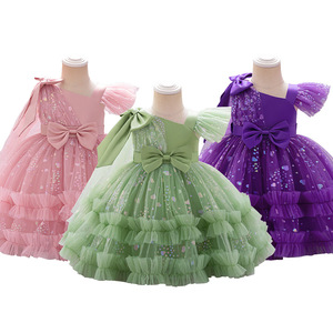 Vestido <span class=keywords><strong>de</strong></span> fiesta <span class=keywords><strong>de</strong></span> tul con lazo y lentejuelas en forma <span class=keywords><strong>de</strong></span> corazón <span class=keywords><strong>para</strong></span> niña pequeña, vestido formal <span class=keywords><strong>de</strong></span> cumpleaños o boda, venta al por mayor <span class=keywords><strong>de</strong></span> vestidos <span class=keywords><strong>para</strong></span> <span class=keywords><strong>niñas</strong></span> <span class=keywords><strong>de</strong></span> las flores - Product Image 4