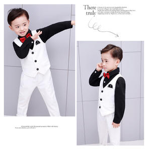 New Style <strong>Boy</strong> <strong>Suit</strong> <strong>Waistcoat</strong> New <strong>Suit</strong> for Children Flower Children Performing Dress Three-piece Korean <strong>Suit</strong> - Product Image 5