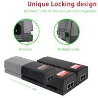 SDAPO PSE90G Factory Direct 48V 90W IEEE802.3af/at/bt Gigabit PoE Injecteur Ethernet et Modules de Communication
