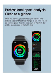 Montre connectée avec écran HD de 2,01 pouces, étanche IP68, appels Bluetooth, fréquence cardiaque, pression artérielle et <span class=keywords><strong>cycle</strong></span> <span class=keywords><strong>menstruel</strong></span> pour femmes - Product Image 4